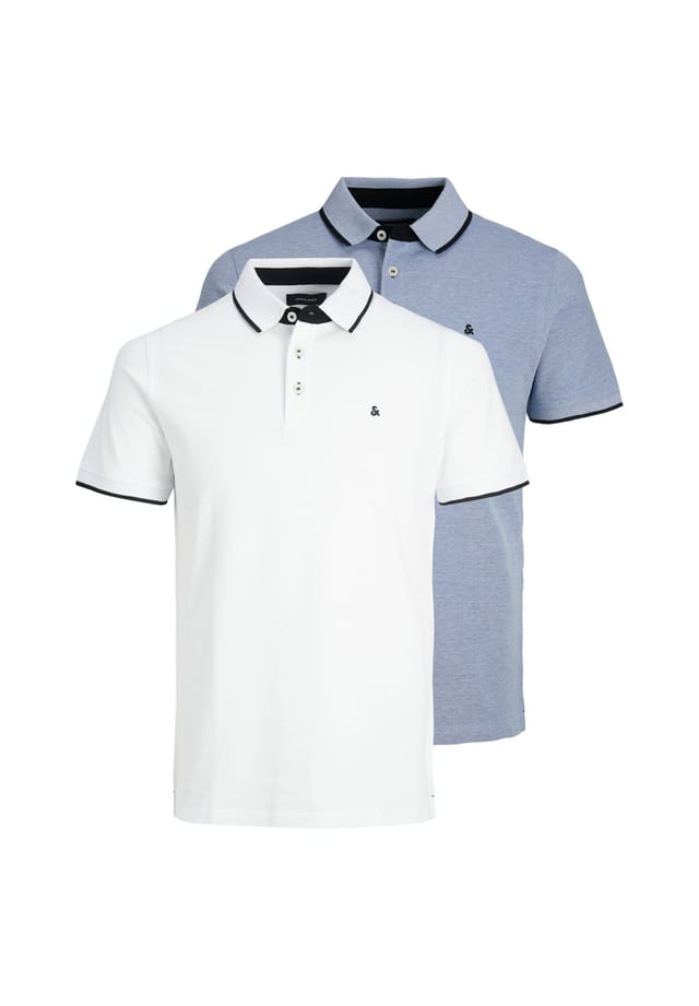 Рубашки поло 2-упаковка - jjepaulos polo 2pk с коротким рукавом однотонный хлопок Jack & Jones, мультиколор
Рубашки поло 2-упаковка - jjepaulos polo 2pk с коротким рукавом однотонный хлопок Jack & Jones, мультиколор