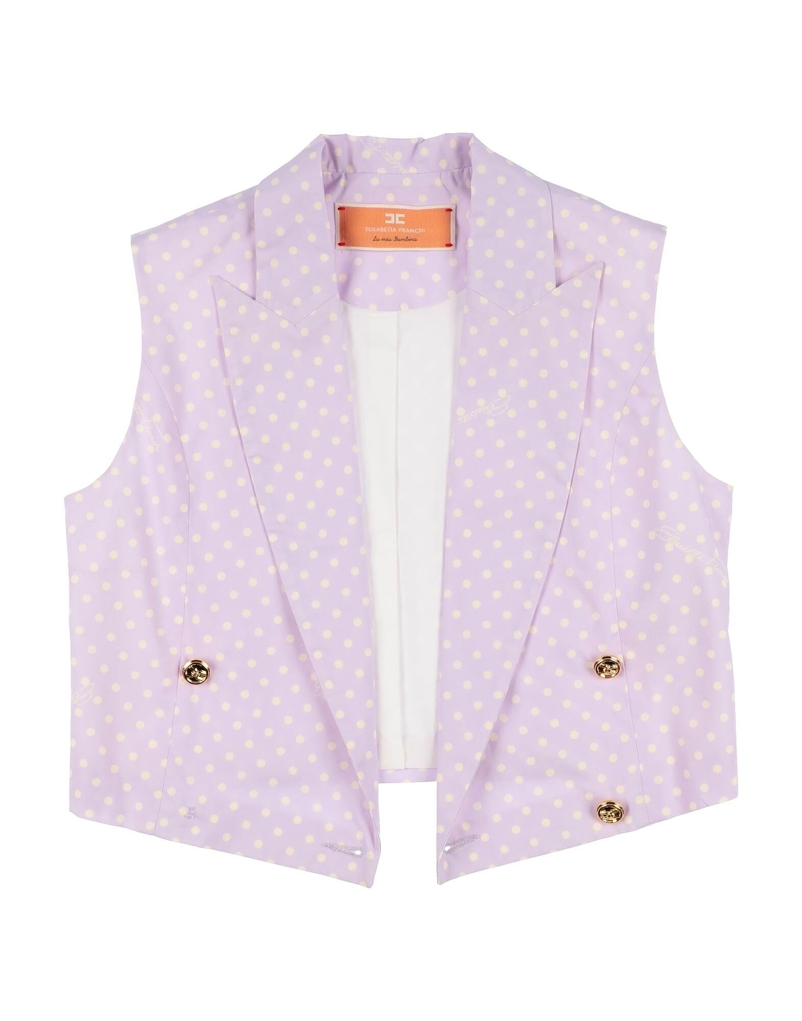 Жилет для девочек Elisabetta Franchi, сиреневый
Жилет для девочек Elisabetta Franchi, сиреневый