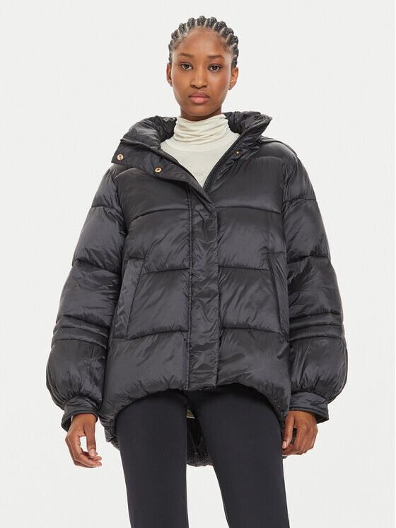 Пуховик свободного кроя Twinset, черный 
Пуховик свободного кроя Twinset, черный