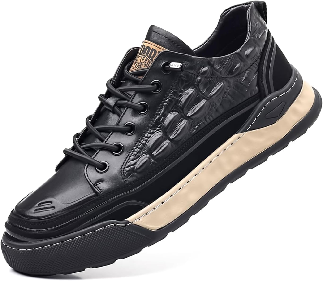 Мужские модные кроссовки из натуральной кожи, повседневные оксфорды, дышащие и удобные, формальные деловые мягкие туфли, повседневная обувь, противоскользящие спортивные shoes Lymphvity, черный
Мужские модные кроссовки из натуральной кожи, повседневные оксфорды, дышащие и удобные, формальные деловые мягкие туфли, повседневная обувь, противоскользящие спортивные shoes Lymphvity, черный