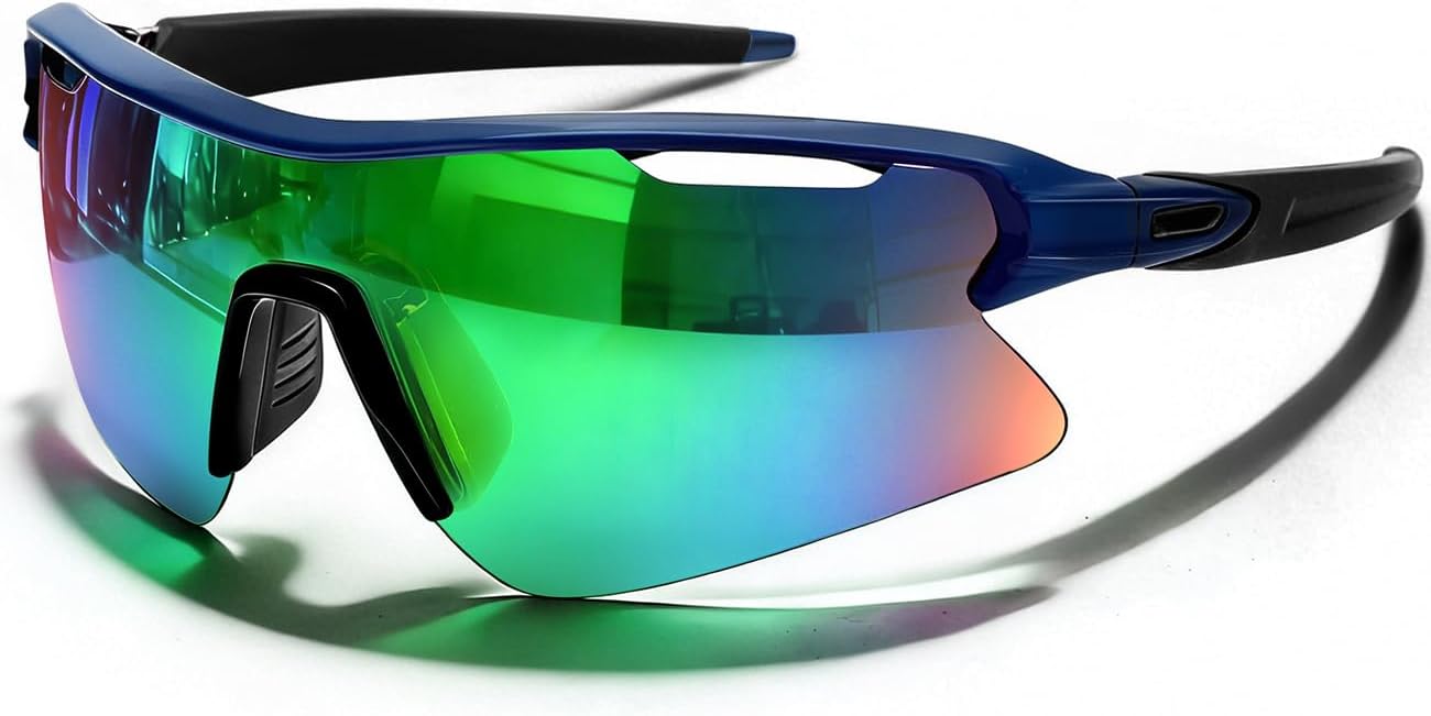 Поляризованные спортивные солнцезащитные очки для мужчин, женщин и молодежи, защита UV400, идеально подходят для езды на велосипеде, бейсбола, рыбалки, гольфа и бега SEKKAF, Blue-green
Поляризованные спортивные солнцезащитные очки для мужчин, женщин и молодежи, защита UV400, идеально подходят для езды на велосипеде, бейсбола, рыбалки, гольфа и бега SEKKAF, Blue-green