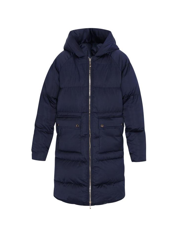 Женское пальто темно-синего цвета faina
Женское пальто темно-синего цвета faina