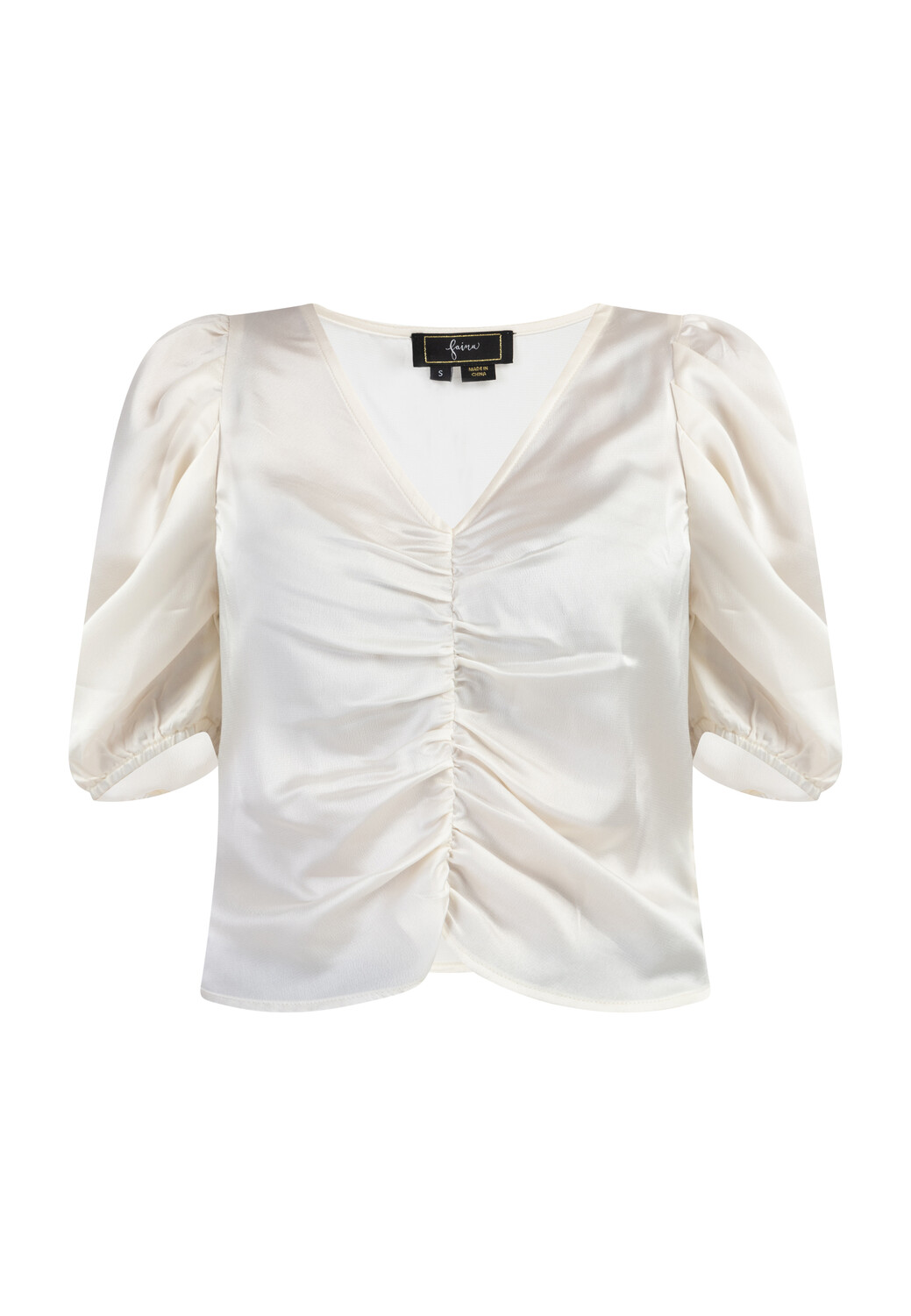 Блуза faina Drapiertes Top, белый
Блуза faina Drapiertes Top, белый