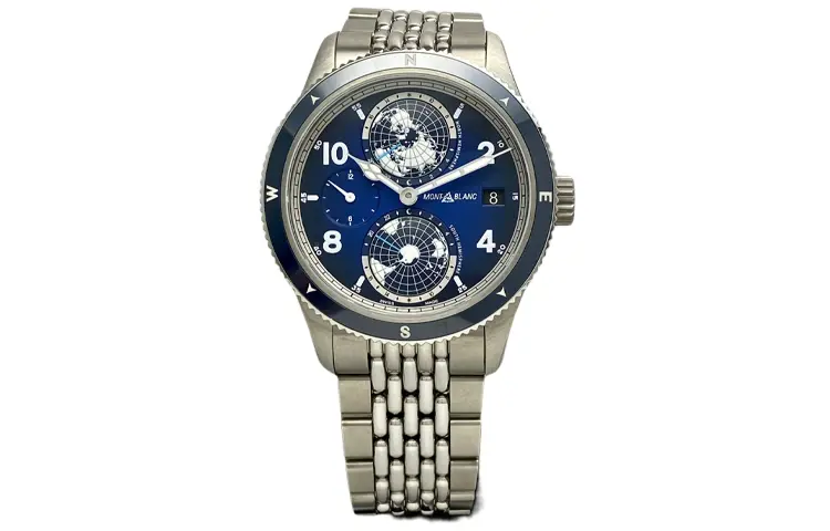Автоматический механический механизм Мужские часы 42 мм Синий циферблат Корпус из титана Браслет из титана MONTBLANC
Автоматический механический механизм Мужские часы 42 мм Синий циферблат Корпус из титана Браслет из титана MONTBLANC