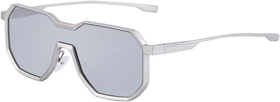 Мужские солнцезащитные очки в стиле металл-панк с цельными линзами, зеркальные, женские с градиентным цветом, защита от УФ-излучения UV400 KTUCN, C5silver
Мужские солнцезащитные очки в стиле металл-панк с цельными линзами, зеркальные, женские с градиентным цветом, защита от УФ-излучения UV400 KTUCN, C5silver