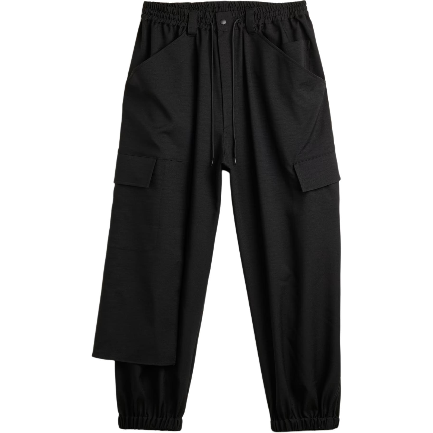 Брюки Y 3 с завязками на поясе и карманами карго Y-3, черный
Брюки Y 3 с завязками на поясе и карманами карго Y-3, черный