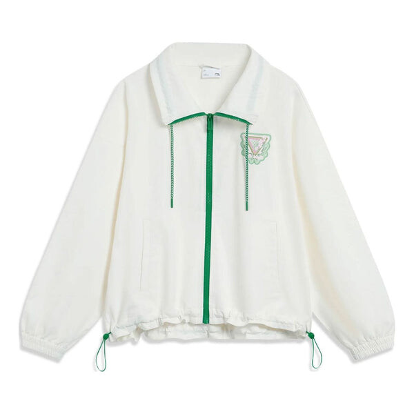 Куртка китайская культура цветочные спортивные ветровки Li-Ning, белый 
Куртка китайская культура цветочные спортивные ветровки Li-Ning, белый