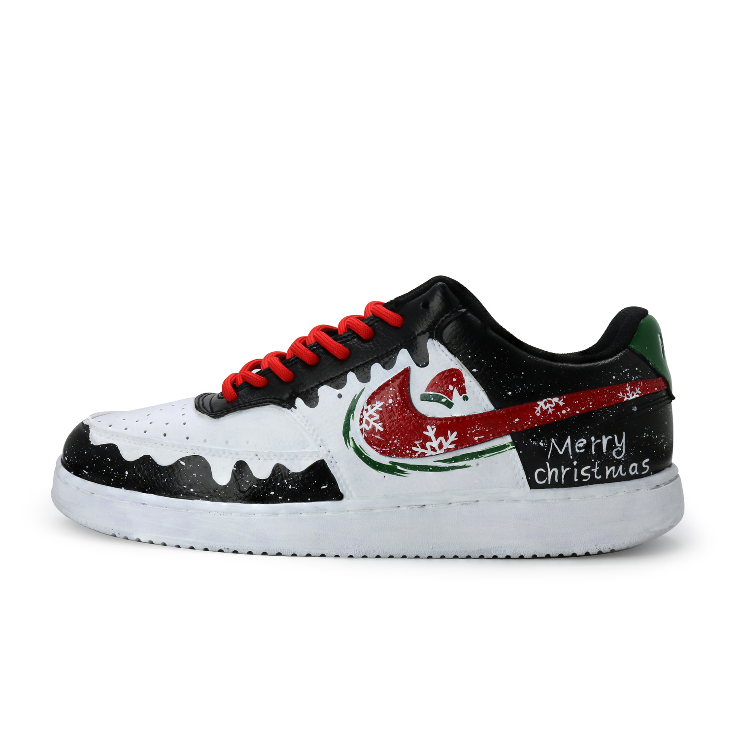 Nike Кроссовки для скейтбординга Court Vision 1 Antler Snow Trail с устойчивым к истиранию верхом, мужские, рождественский красный
Nike Кроссовки для скейтбординга Court Vision 1 Antler Snow Trail с устойчивым к истиранию верхом, мужские, рождественский красный