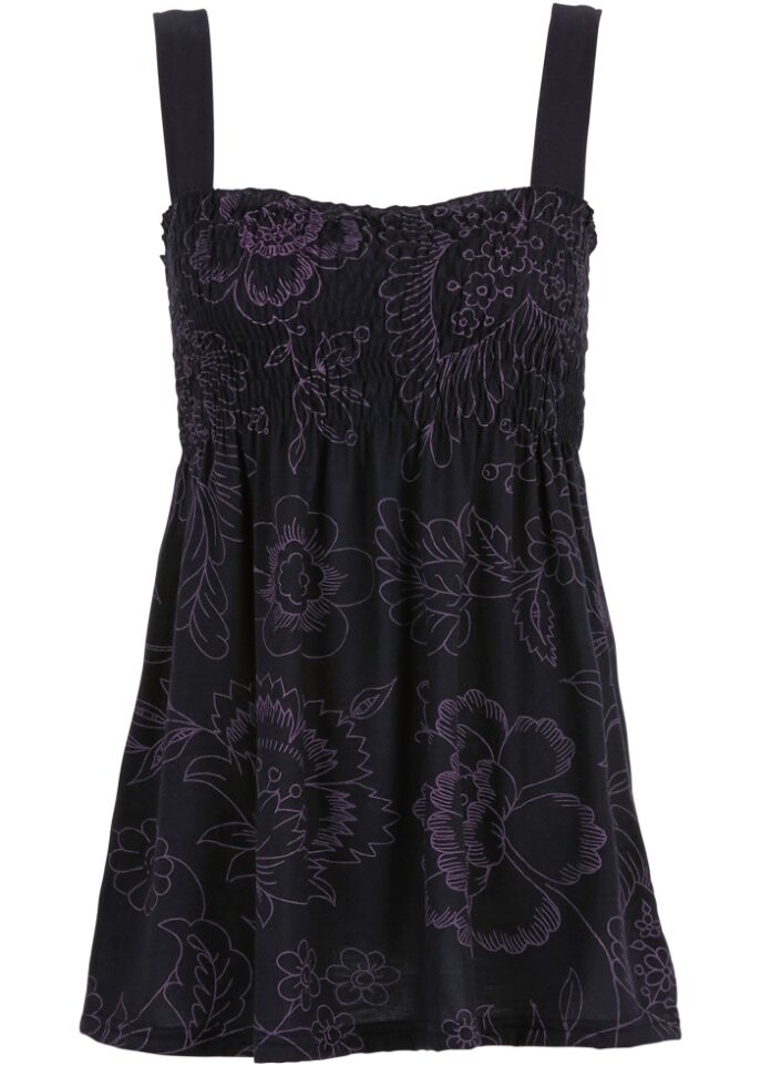 Топ-туника Bodyflirt, черный 
Топ-туника Bodyflirt, черный