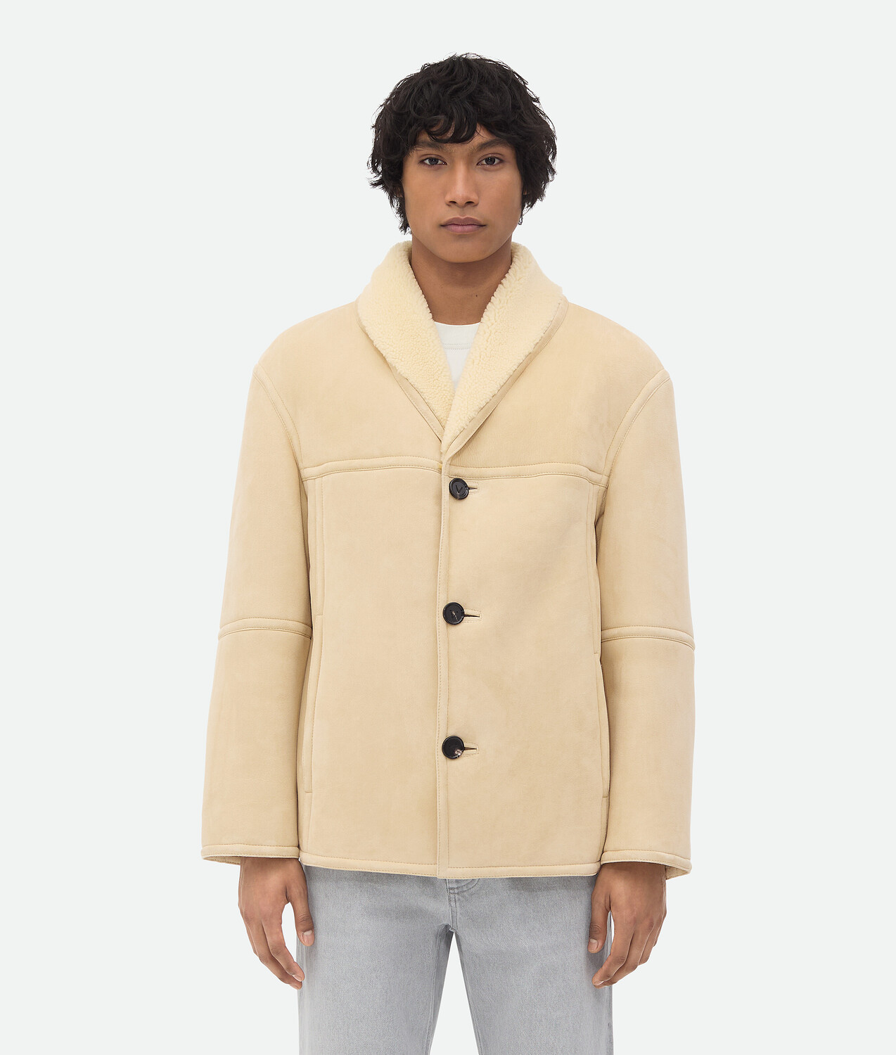 Блузон из мериносовой овчины Bottega Veneta, бежевый
Блузон из мериносовой овчины Bottega Veneta, бежевый