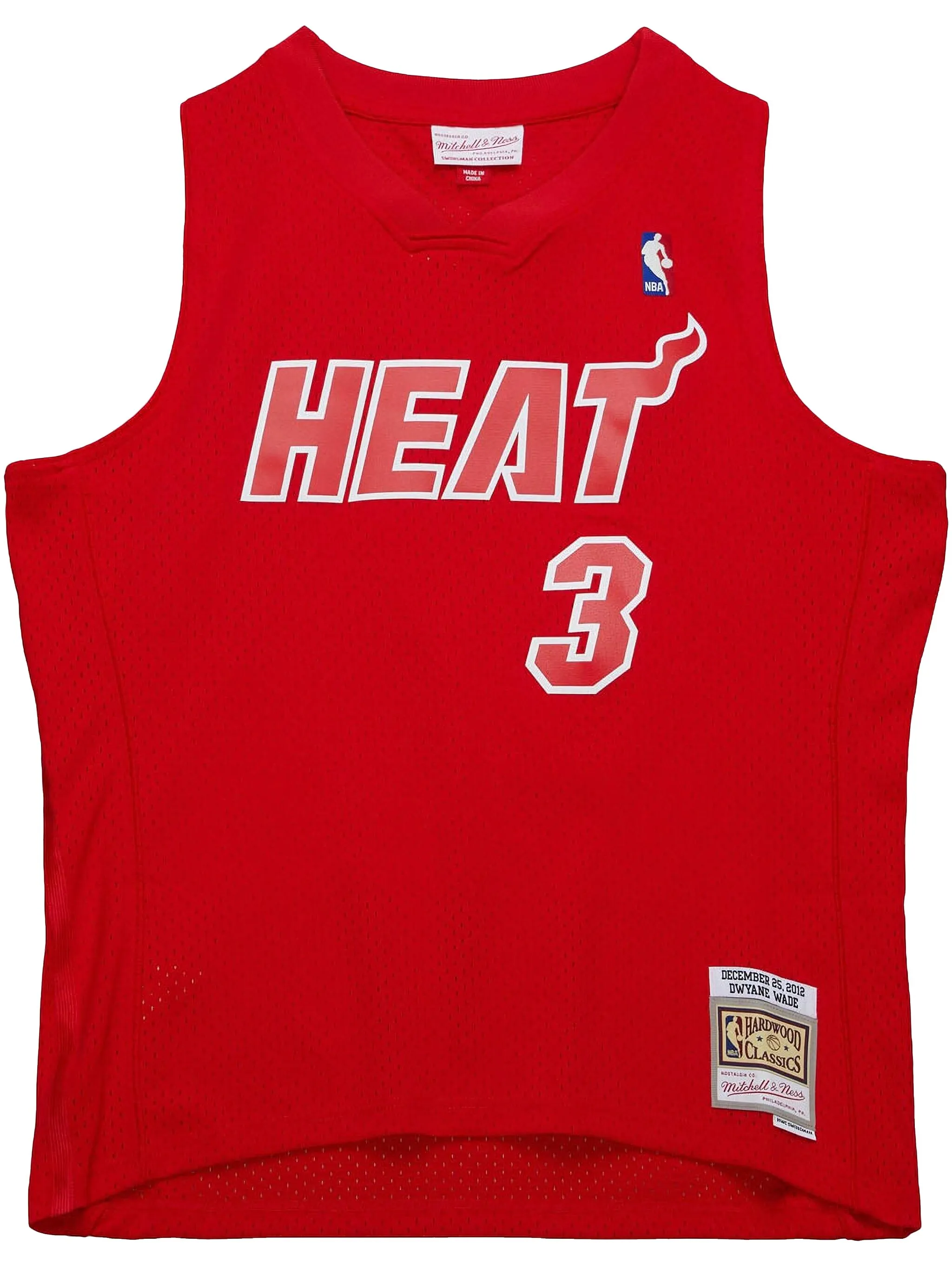 Топ Hardwood Classics Dwyane Wade Miami Heat Christmas Day Scarlet из джерси (2012 год) Mitchell & Ness, красный
Топ Hardwood Classics Dwyane Wade Miami Heat Christmas Day Scarlet из джерси (2012 год) Mitchell & Ness, красный
