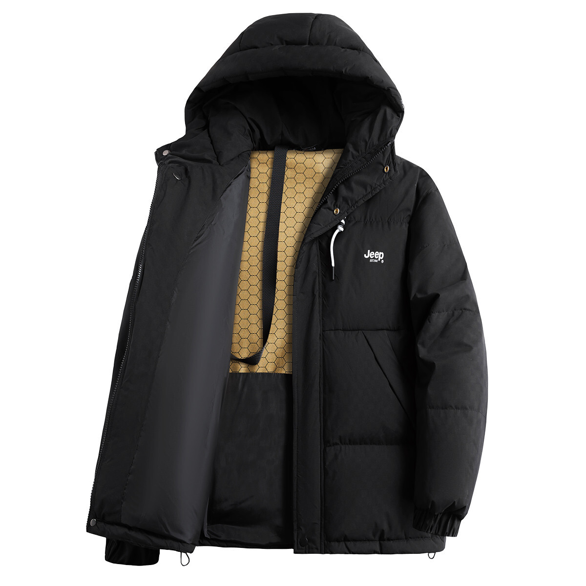Пуховик мужской черный Jeep
Пуховик мужской черный Jeep