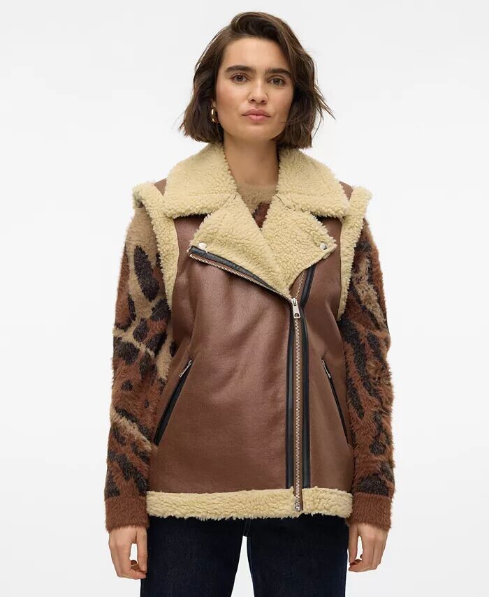 Женская куртка Kay из искусственной кожи Teddy-Line Vero Moda, коричневый/бежевый
Женская куртка Kay из искусственной кожи Teddy-Line Vero Moda, коричневый/бежевый