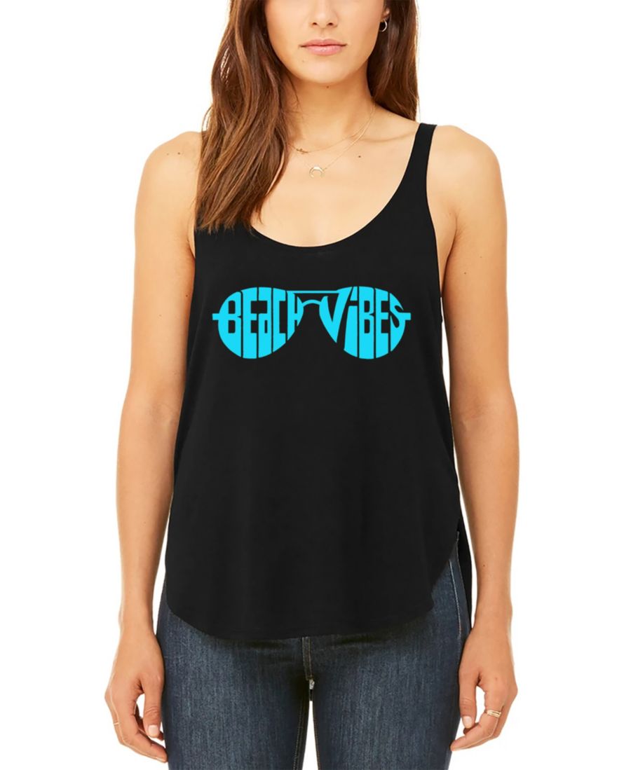 Женская струящаяся майка Beach Vibes Premium с надписью "Blowy Top" LA Pop Art, Black
Женская струящаяся майка Beach Vibes Premium с надписью "Blowy Top" LA Pop Art, Black