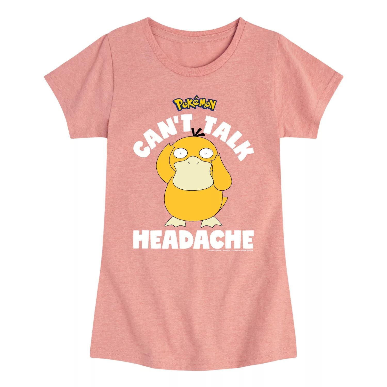 Футболка с изображением покемонов Psyduck для девочек 7–16 лет от головной боли Pokemon, розовый
Футболка с изображением покемонов Psyduck для девочек 7–16 лет от головной боли Pokemon, розовый