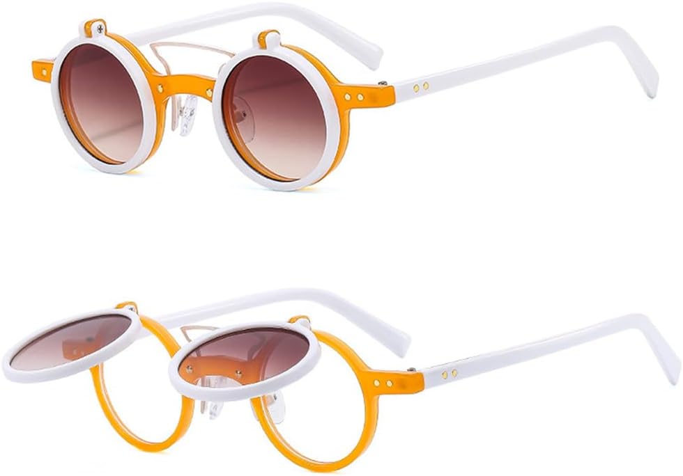 Ретро-панк солнцезащитные очки с двойной откидной крышкой, круглые, для женщин и мужчин, леопардовый принт, защита от УФ-излучения UV400, заклепки, m658 Generic, M-663
Ретро-панк солнцезащитные очки с двойной откидной крышкой, круглые, для женщин и мужчин, леопардовый принт, защита от УФ-излучения UV400, заклепки, m658 Generic, M-663