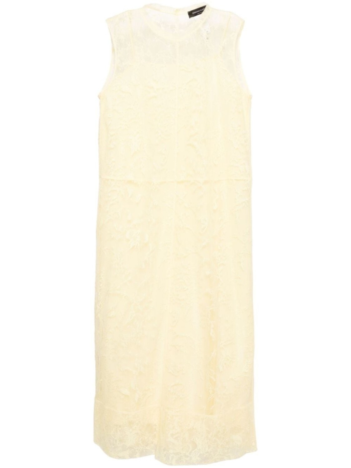 Fabiana Filippi кружевное платье миди без рукавов, желтый
Fabiana Filippi кружевное платье миди без рукавов, желтый