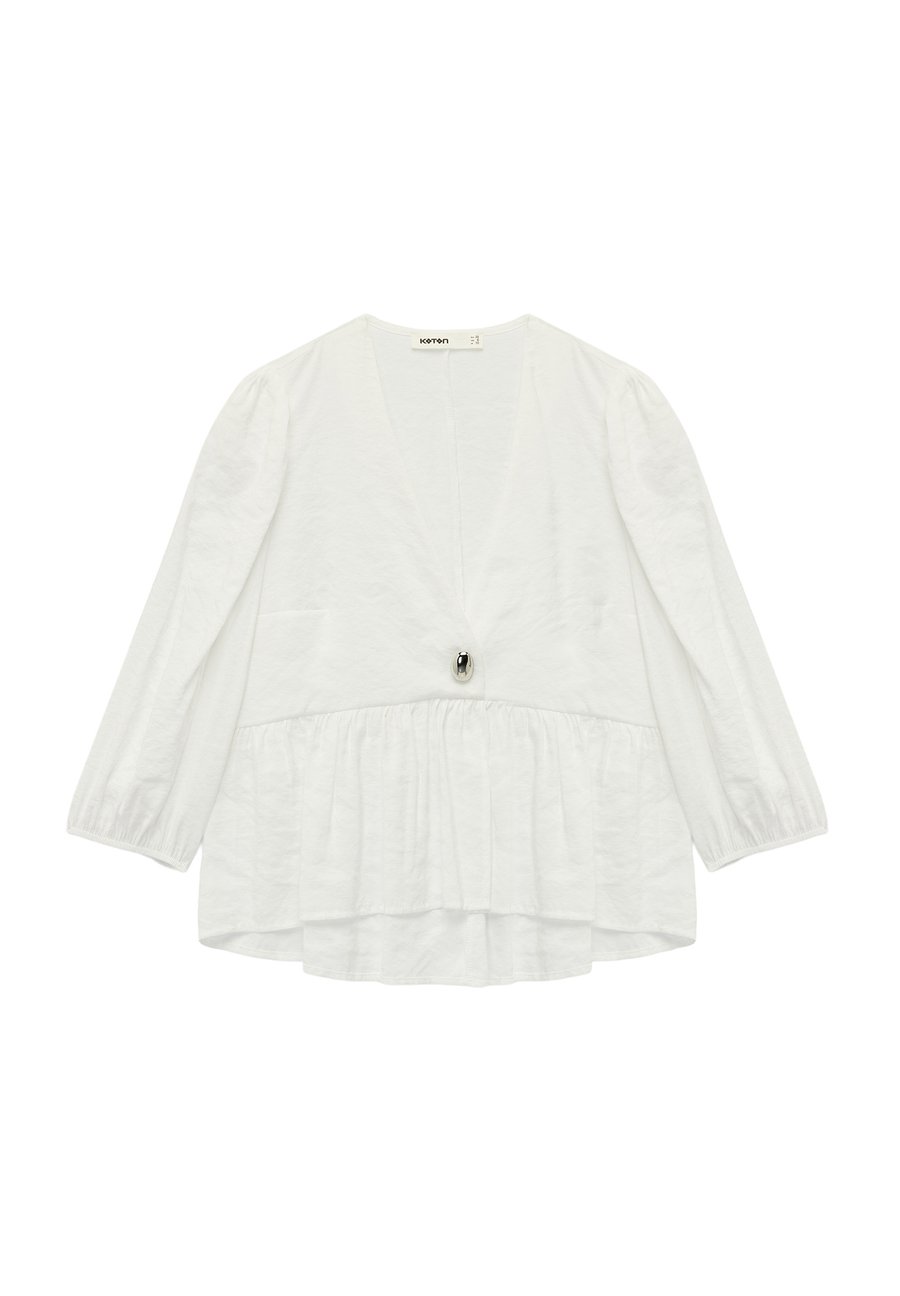 Блуза Koton PEPLUM, White
Блуза Koton PEPLUM, White