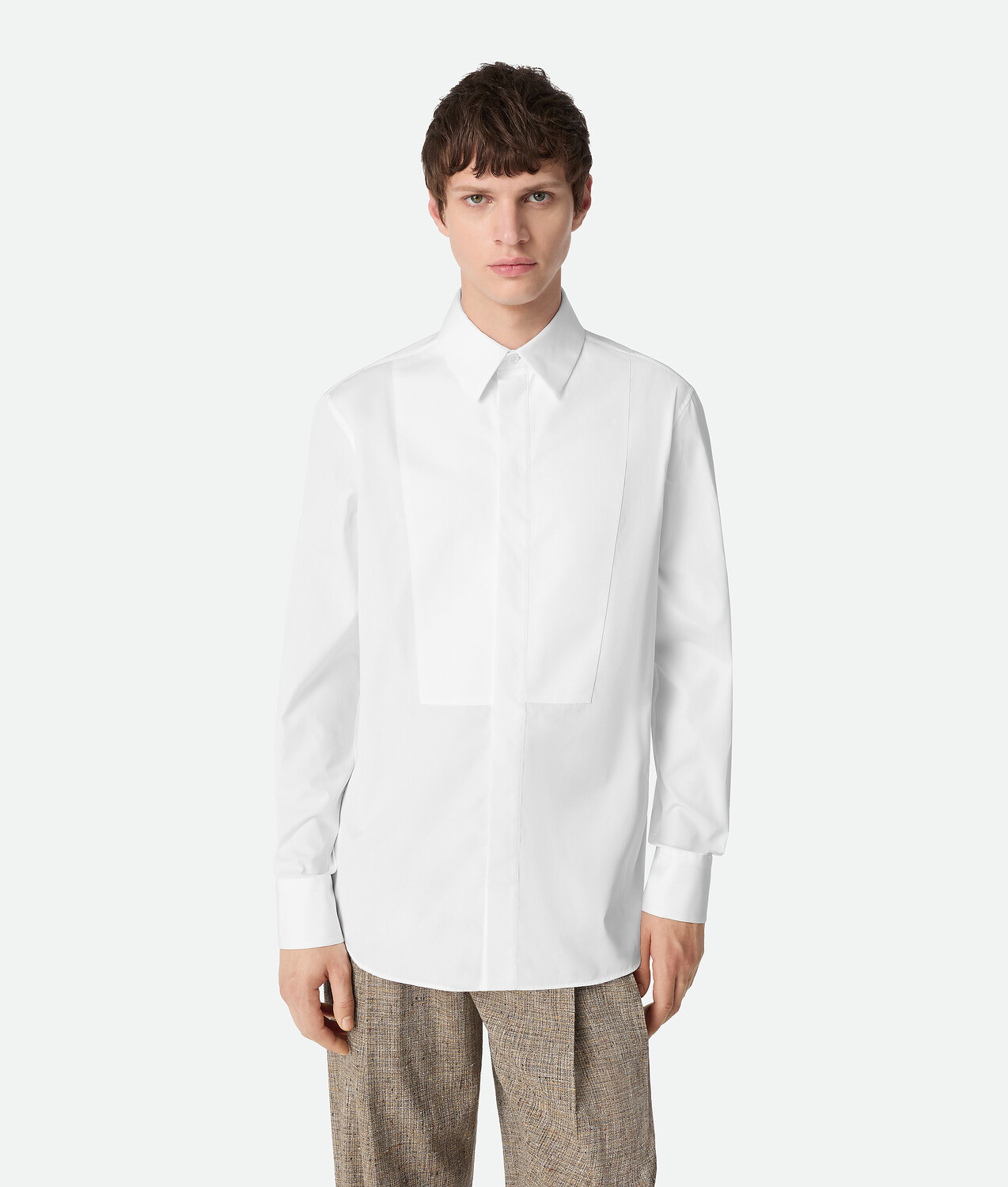 Poplin plastron shirt BOTTEGA VENETA, белый
Poplin plastron shirt BOTTEGA VENETA, белый
