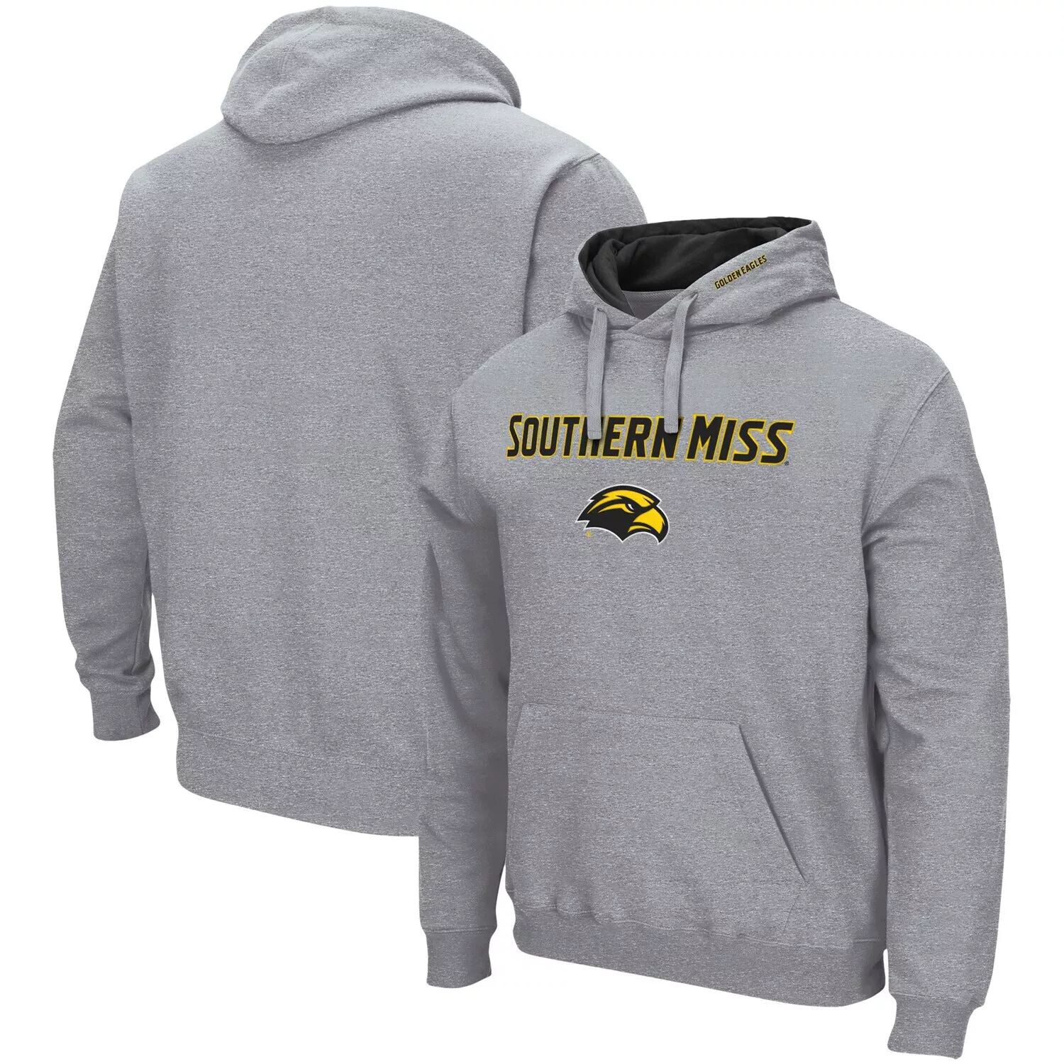 Мужской серый пуловер с капюшоном Southern Miss Golden Eagles Arch и Logo Colosseum
Мужской серый пуловер с капюшоном Southern Miss Golden Eagles Arch и Logo Colosseum