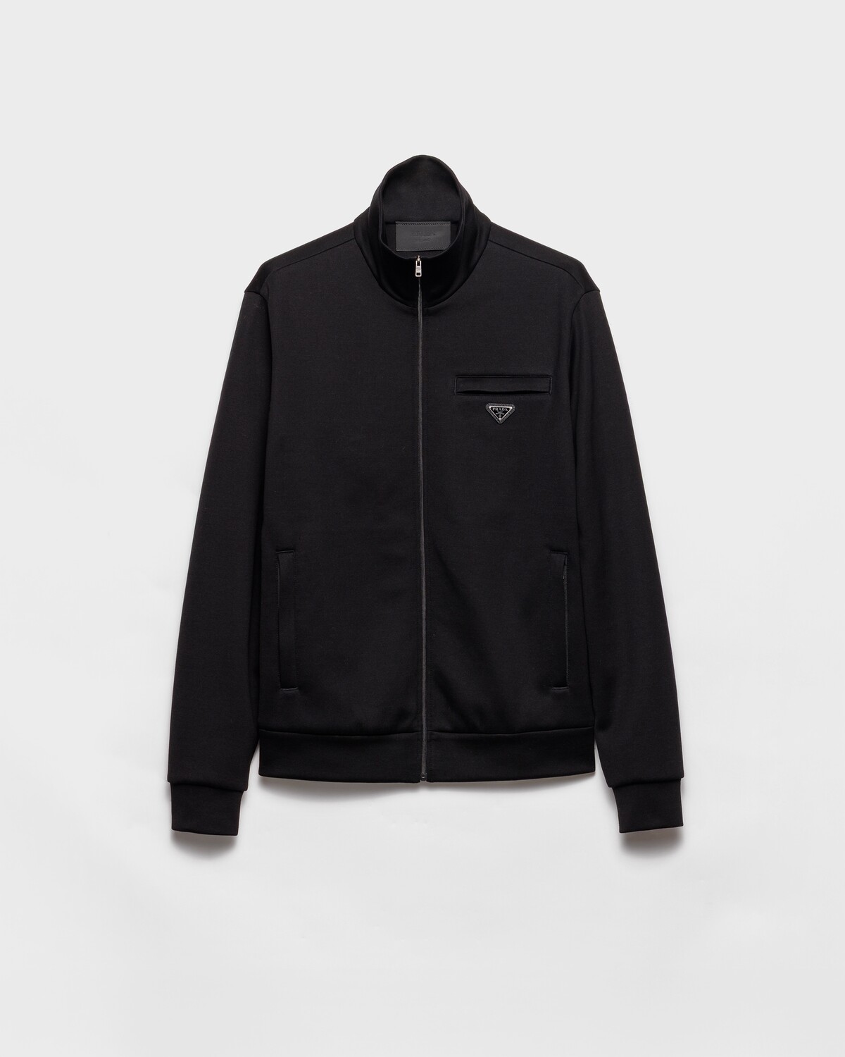 Блузон из технического хлопка Prada, черный
Блузон из технического хлопка Prada, черный