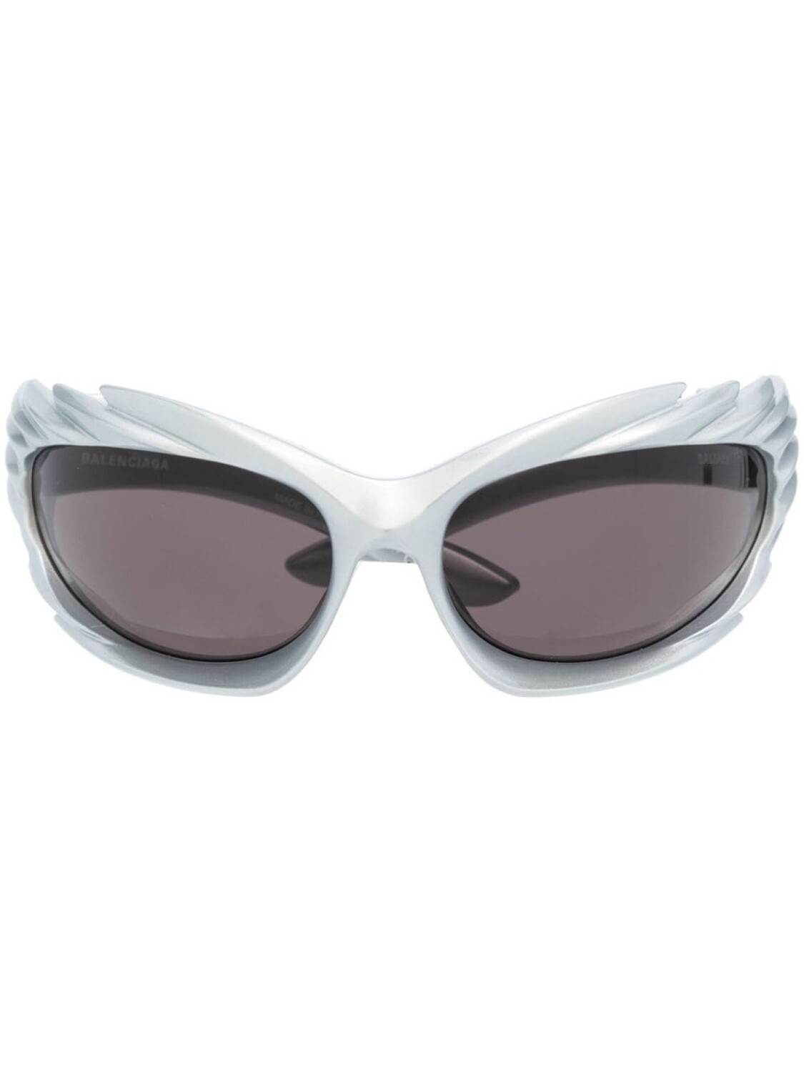 Balenciaga Eyewear солнцезащитные очки Spike в прямоугольной оправе, серебристый
Balenciaga Eyewear солнцезащитные очки Spike в прямоугольной оправе, серебристый