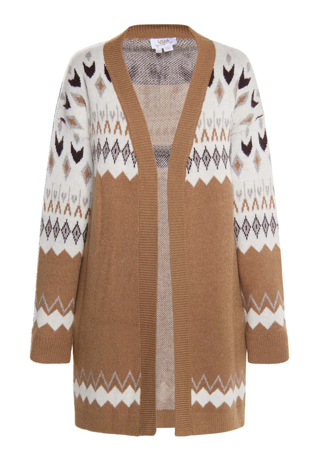 Толстовка usha FESTIVAL Strickcardigan, цвет Kamel Mehrfarbig 
Толстовка usha FESTIVAL Strickcardigan, цвет Kamel Mehrfarbig