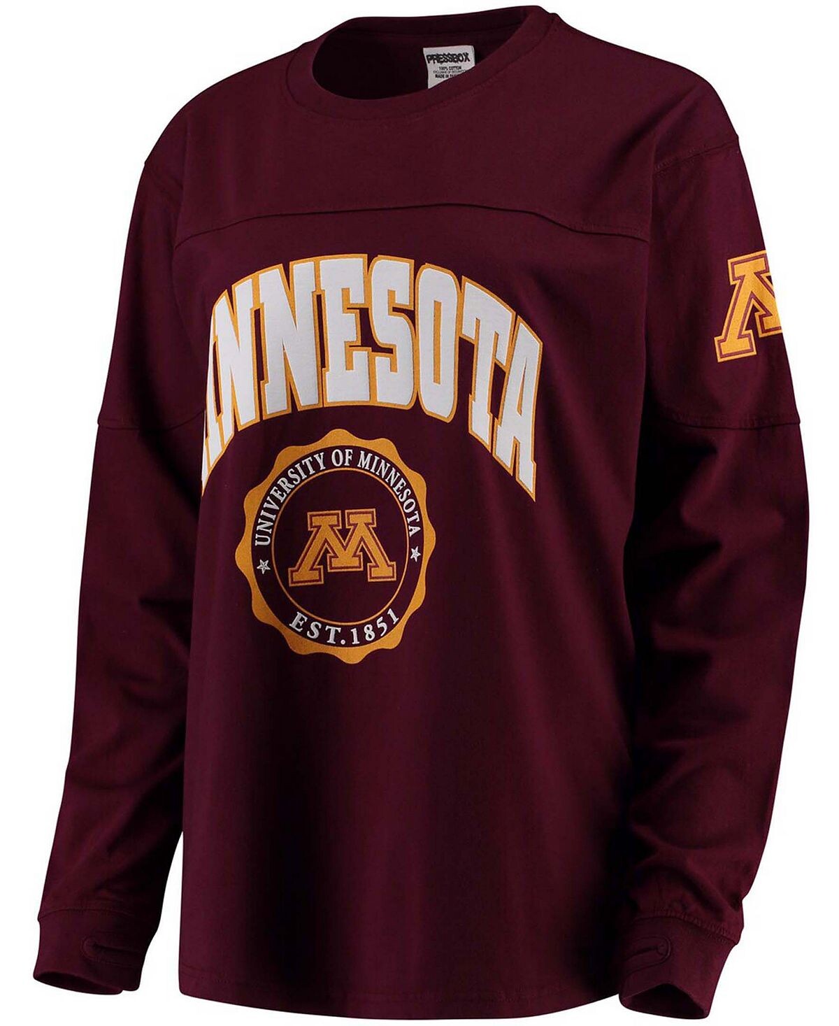 Женская темно-бордовая футболка с длинным рукавом Minnesota Golden Gophers Edith Pressbox, Красный, Женская темно-бордовая футболка с длинным рукавом Minnesota Golden Gophers Edith Pressbox
Женская темно-бордовая футболка с длинным рукавом Minnesota Golden Gophers Edith Pressbox, Красный, Женская темно-бордовая футболка с длинным рукавом Minnesota Golden Gophers Edith Pressbox