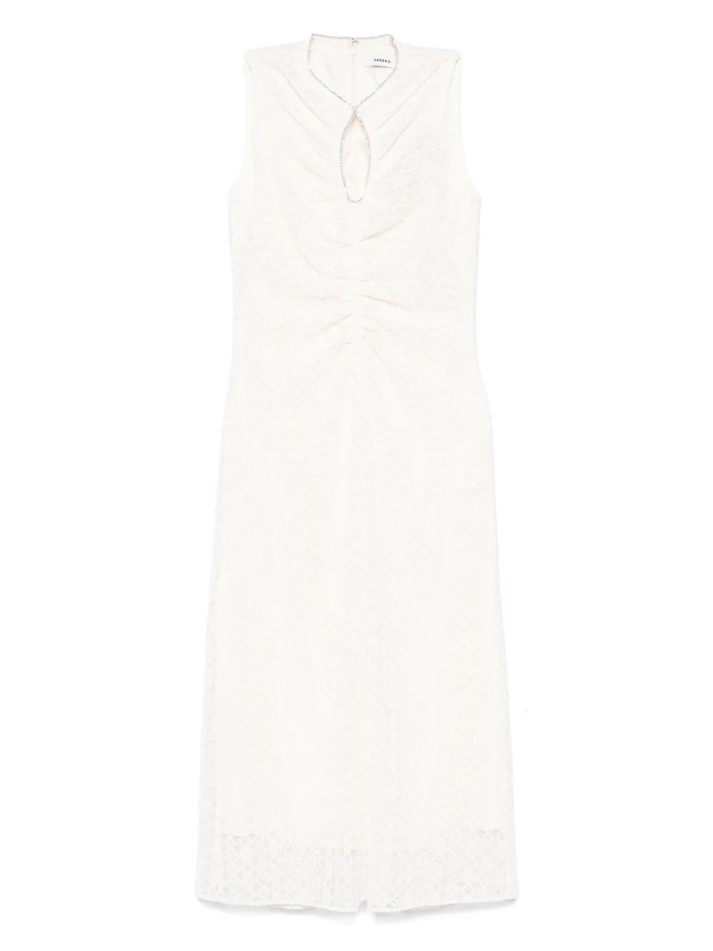 Драпированное платье миди SANDRO, белый
Драпированное платье миди SANDRO, белый
