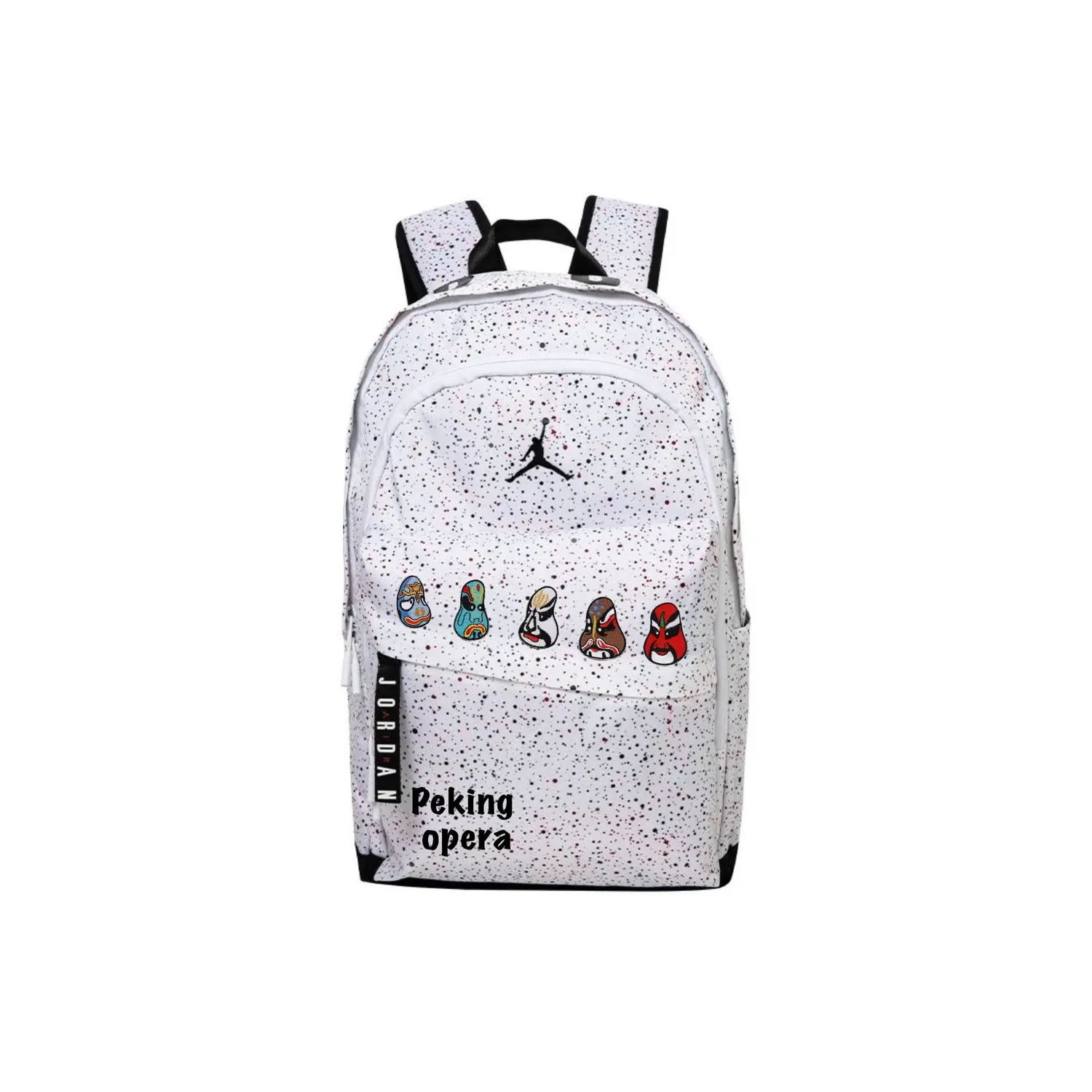 Jordan Полиэстеровый рюкзак унисекс белый, Chinese Style Embroidery
Jordan Полиэстеровый рюкзак унисекс белый, Chinese Style Embroidery