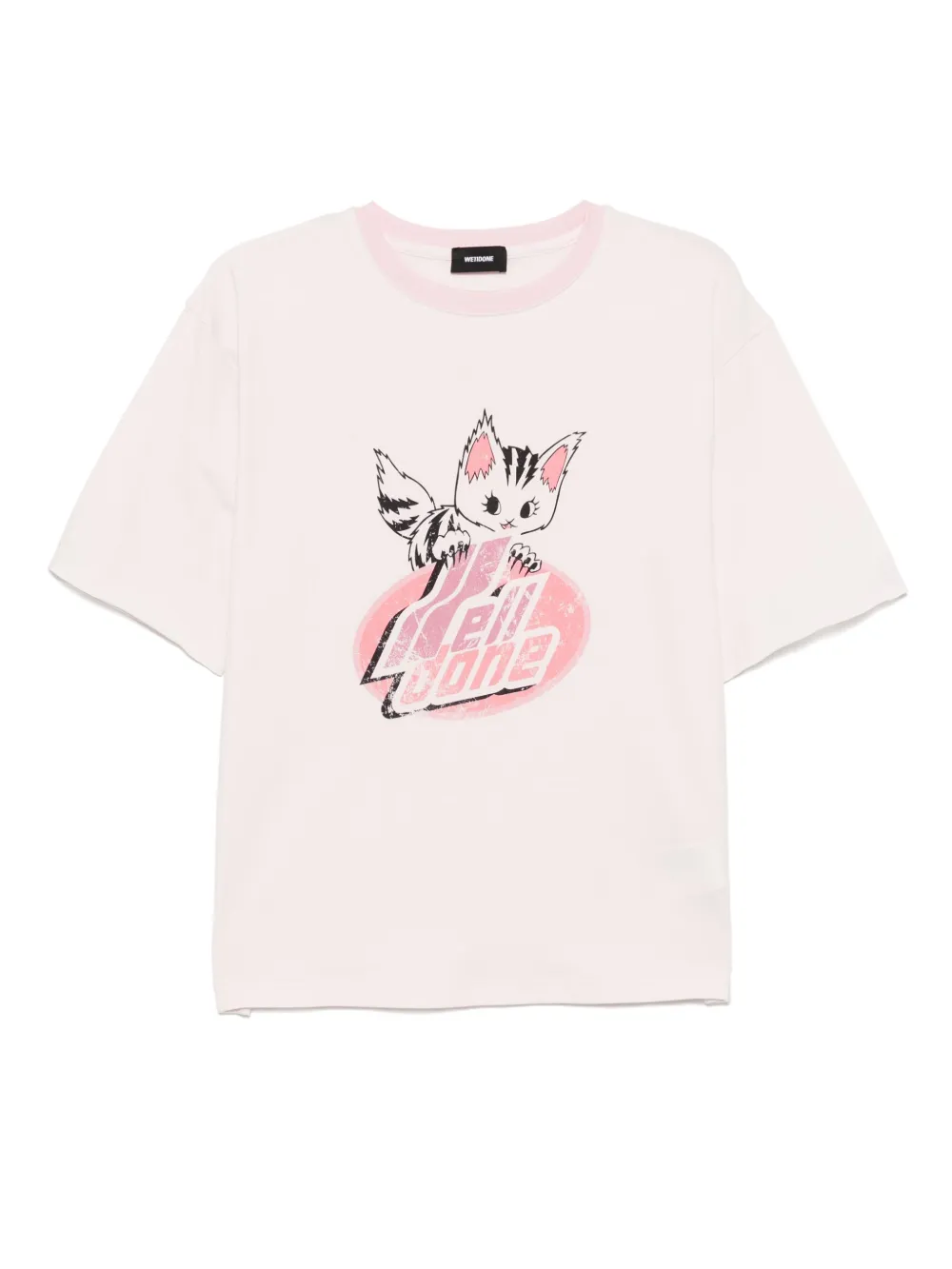 Футболка с графичным принтом We11done, розовый
Футболка с графичным принтом We11done, розовый