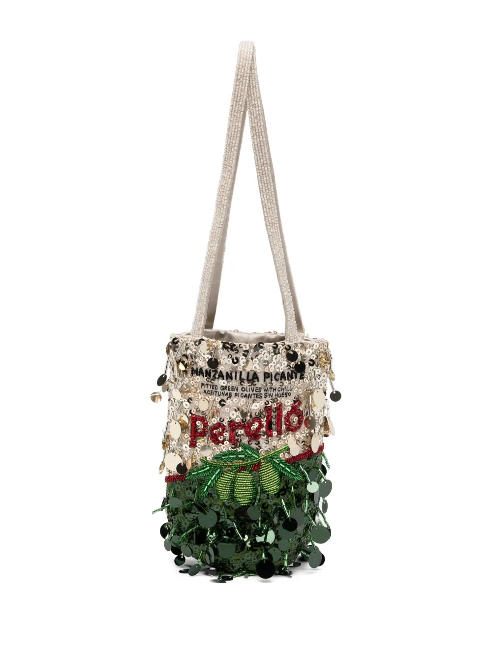 Сумка-тоут размера мини с пайетками Anya Hindmarch, серебряный
Сумка-тоут размера мини с пайетками Anya Hindmarch, серебряный