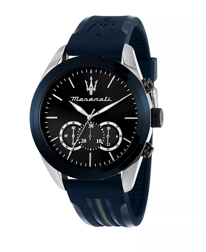 Мужские хронографические часы из сатинированной нержавеющей стали, 45 мм Maserati
Мужские хронографические часы из сатинированной нержавеющей стали, 45 мм Maserati