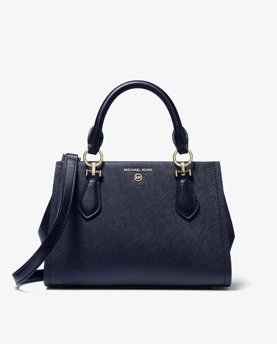 Кожаная сумка через плечо Marilyn, трансформируемая в плечо Michael Michael Kors, темно-синий
Кожаная сумка через плечо Marilyn, трансформируемая в плечо Michael Michael Kors, темно-синий