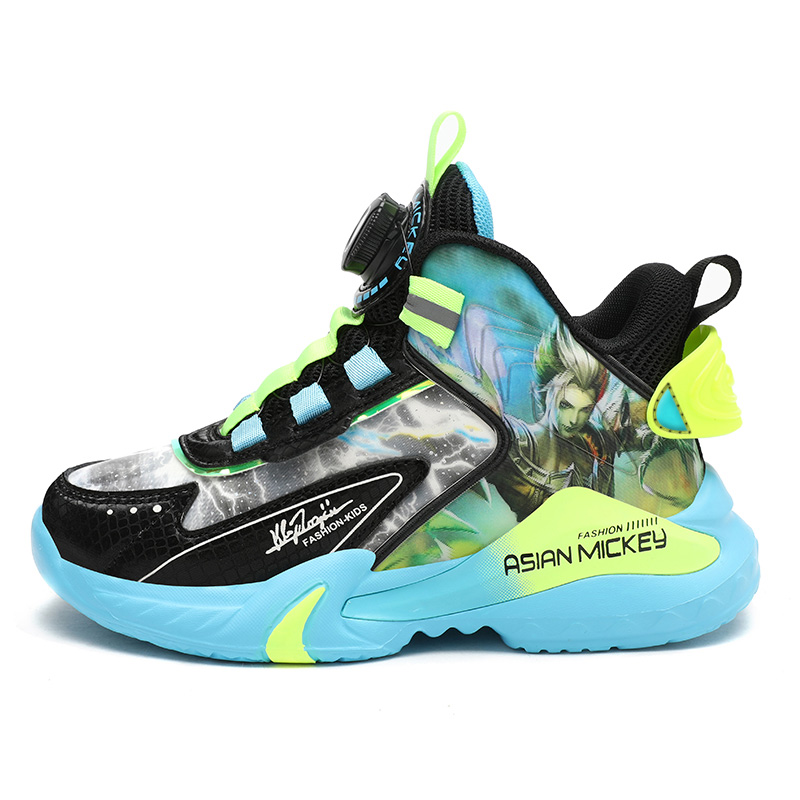 Детские баскетбольные кроссовки с амортизацией, легкие, нескользящие, с защитой от ударов, средней высоты ASIAN MICKEY, синий/зеленый
Детские баскетбольные кроссовки с амортизацией, легкие, нескользящие, с защитой от ударов, средней высоты ASIAN MICKEY, синий/зеленый