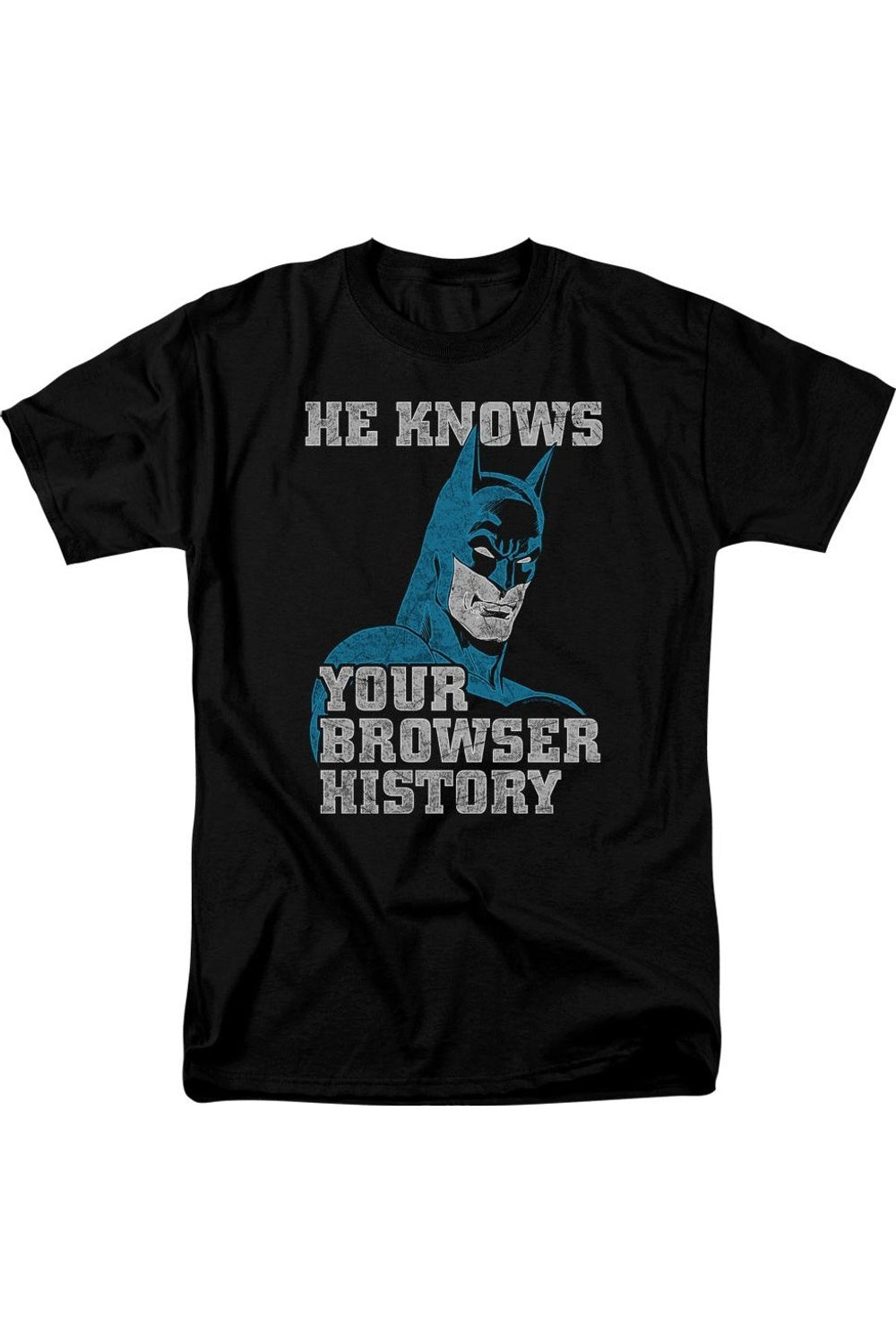 Футболка с коротким рукавом для взрослых «Бэтмен знает» Gildan, черный
Футболка с коротким рукавом для взрослых «Бэтмен знает» Gildan, черный