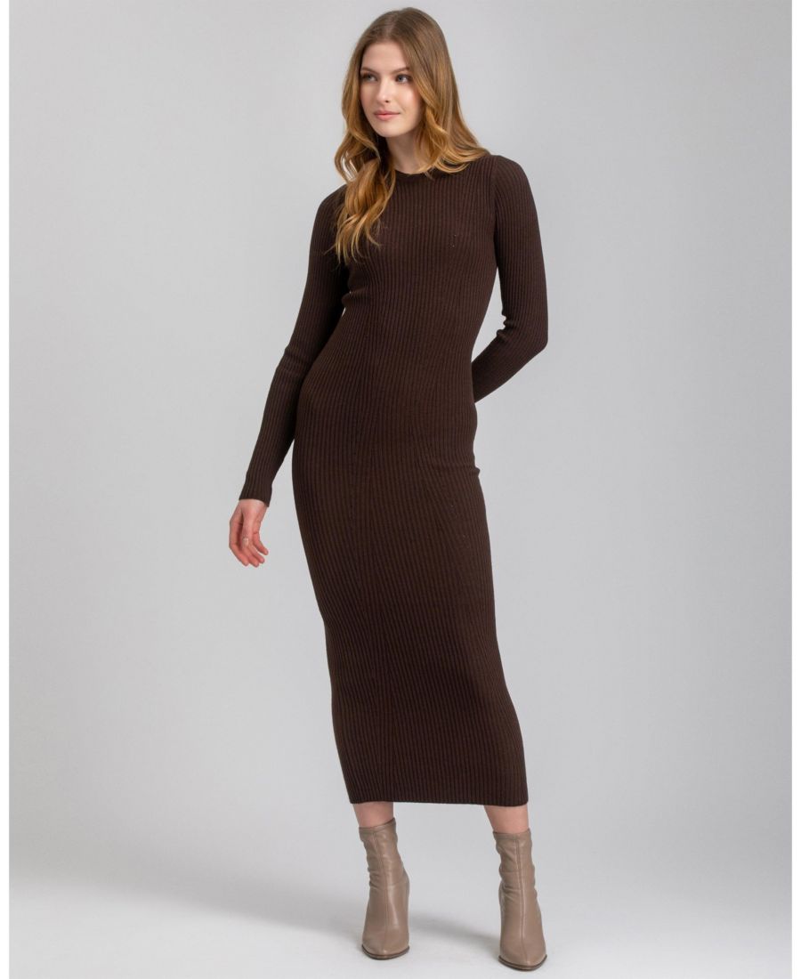 Женское ребристое платье миди Stella PIETRO BRUNELLI MILANO, Brown
Женское ребристое платье миди Stella PIETRO BRUNELLI MILANO, Brown