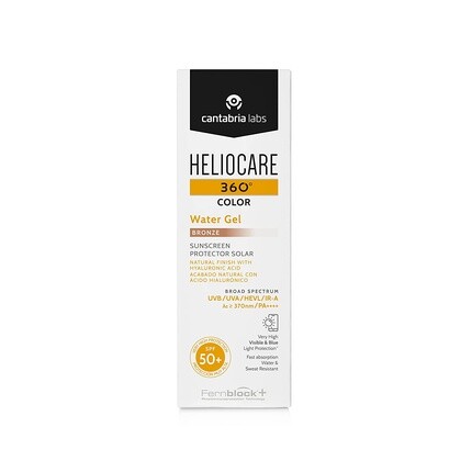 360 Color Water Gel Bronze Spf 50+ 50мл, Heliocare
360 Color Water Gel Bronze Spf 50+ 50мл, Heliocare