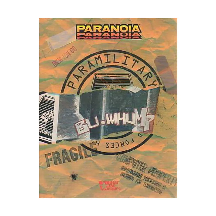 Paramilitary, Paranoia (2nd Edition), мягкая обложка
Paramilitary, Paranoia (2nd Edition), мягкая обложка
