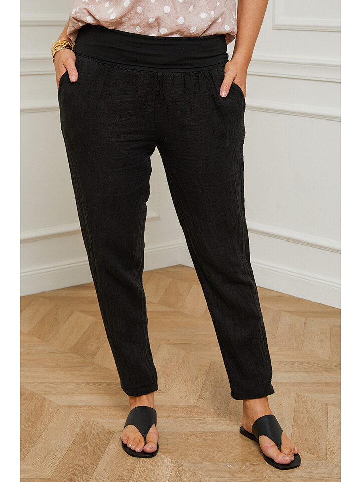 Брюки Curvy Lady Leinen Hose Provence, черный
Брюки Curvy Lady Leinen Hose Provence, черный