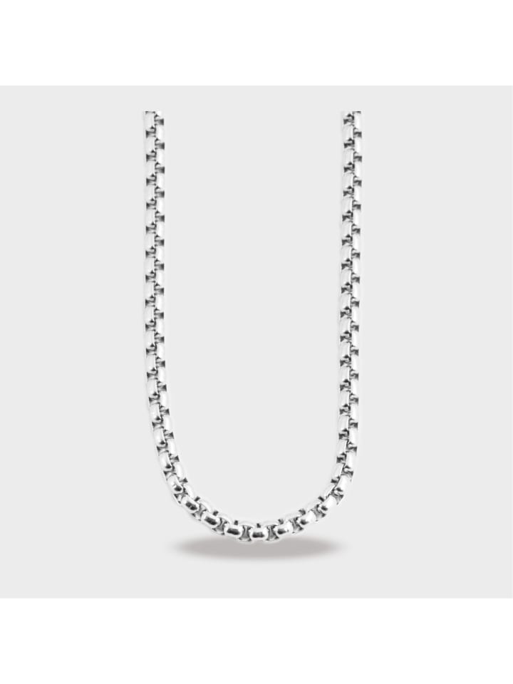 Adeliás Колье унисекс - венецианская цепочка из нержавеющей стали, 60 см, серебристый цвет
Adeliás Колье унисекс - венецианская цепочка из нержавеющей стали, 60 см, серебристый цвет