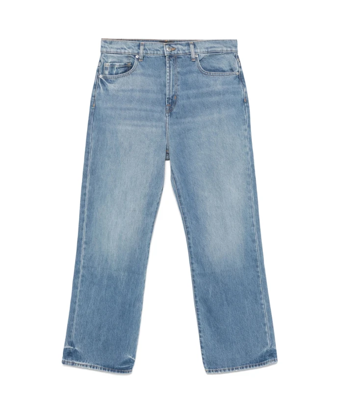 Стильные джинсы с широкими штанинами 7 For All Mankind, синий
Стильные джинсы с широкими штанинами 7 For All Mankind, синий