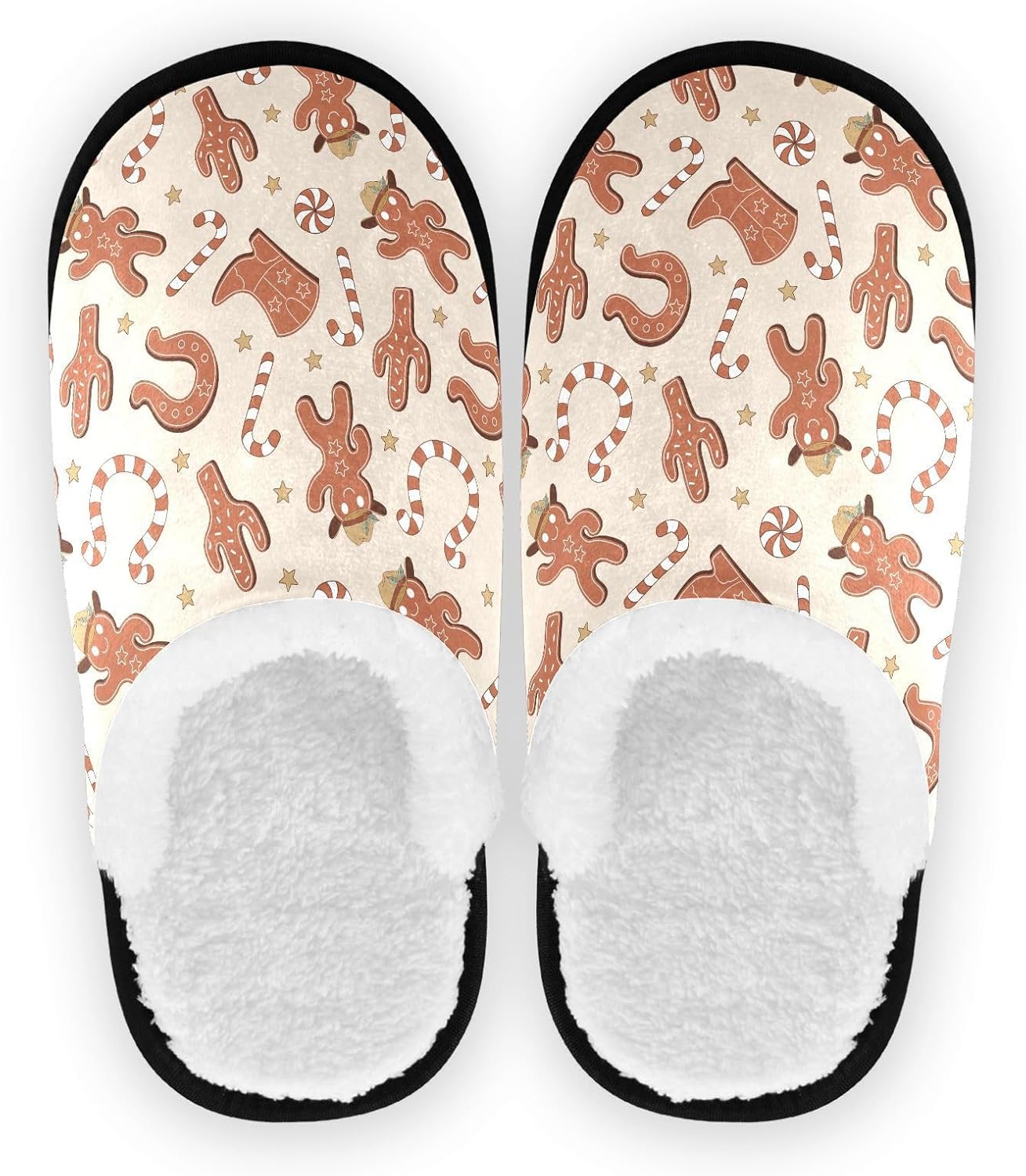 Домашние тапочки JHKKU из мягкого ворса, теплые, нескользящие, для женщин и мужчин, уютные, для дома и путешествий, Christmas Gingerbread Cowboy
Домашние тапочки JHKKU из мягкого ворса, теплые, нескользящие, для женщин и мужчин, уютные, для дома и путешествий, Christmas Gingerbread Cowboy