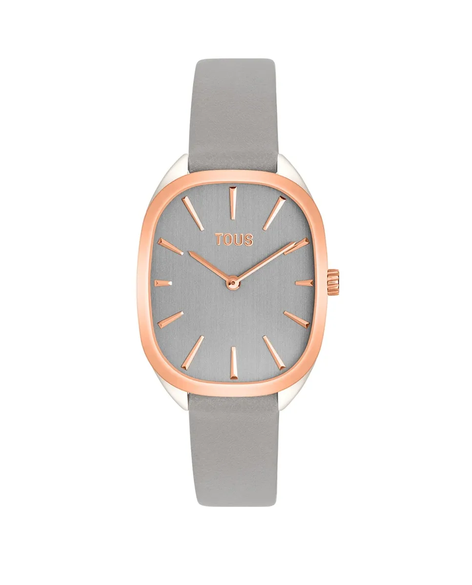Аналоговые часы Heritage IPRG из розовой стали с серым кожаным ремешком Tous, серебряный
Аналоговые часы Heritage IPRG из розовой стали с серым кожаным ремешком Tous, серебряный