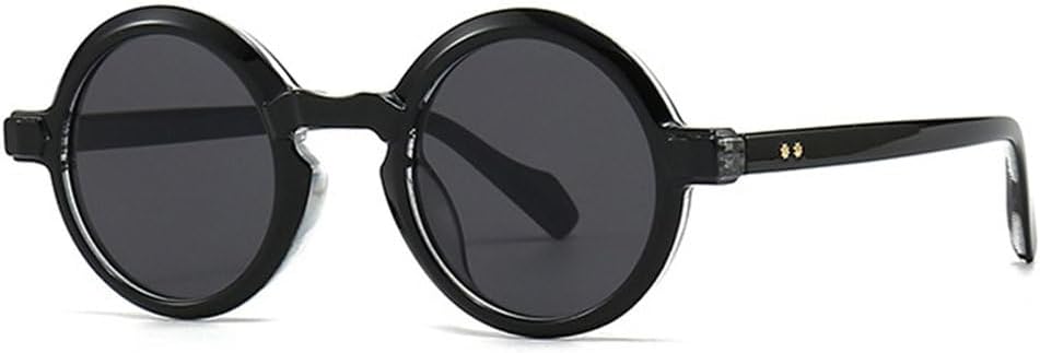 Популярные модные круглые солнцезащитные очки для женщин, ретро-очки с градиентным переходом, защита от УФ-излучения UV400 для мужчин, трендовые панк-очки с заклепками TYUVIVO, Black Gray
Популярные модные круглые солнцезащитные очки для женщин, ретро-очки с градиентным переходом, защита от УФ-излучения UV400 для мужчин, трендовые панк-очки с заклепками TYUVIVO, Black Gray