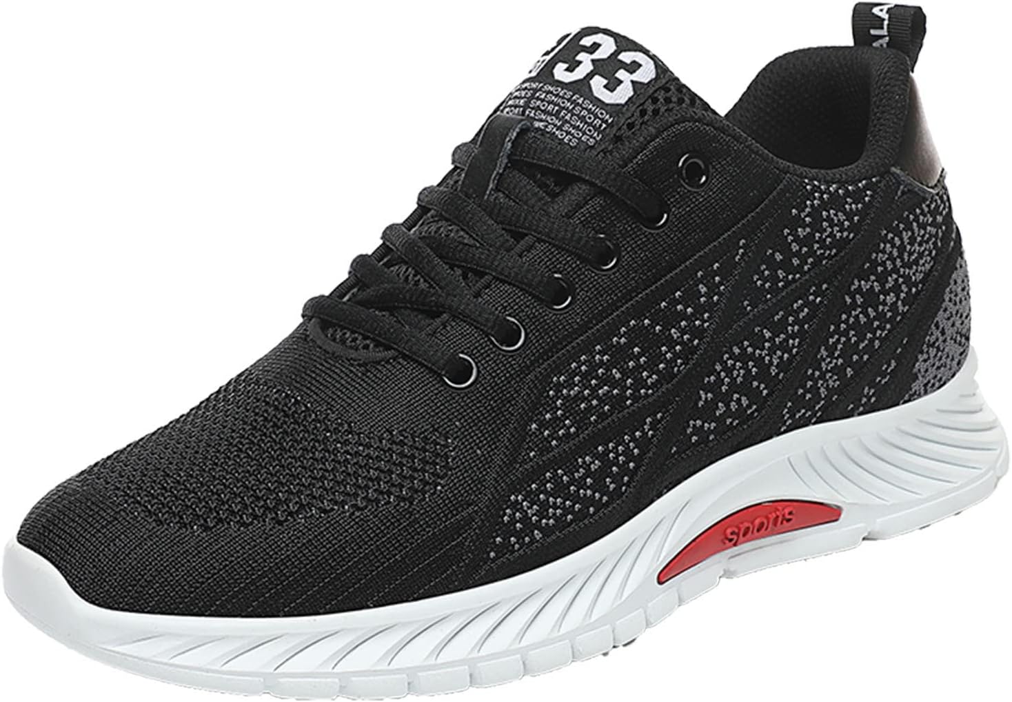 Мужские повседневные модные кроссовки YUKTOPA, с невидимым подъемом 6 см, шнуровка, сетчатые спортивные кроссовки, черный
Мужские повседневные модные кроссовки YUKTOPA, с невидимым подъемом 6 см, шнуровка, сетчатые спортивные кроссовки, черный