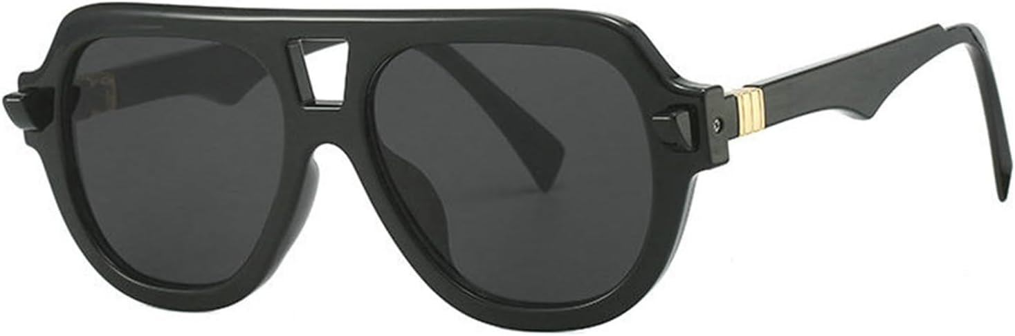 Солнцезащитные очки Helena Retro с двойной перемычкой в стиле 70-х, модель Pilot, модные, квадратные, стильные, с защитой от УФ-излучения UV400, винтажные, S67, Black
Солнцезащитные очки Helena Retro с двойной перемычкой в стиле 70-х, модель Pilot, модные, квадратные, стильные, с защитой от УФ-излучения UV400, винтажные, S67, Black