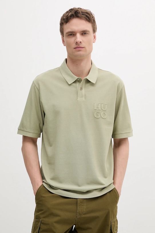 Хлопковая поло Hugo, зеленый
Хлопковая поло Hugo, зеленый