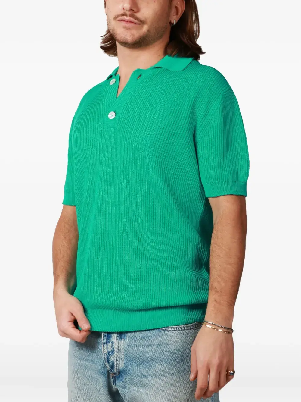 Рубашка-поло в рубчик Amaranto, зеленый
Рубашка-поло в рубчик Amaranto, зеленый