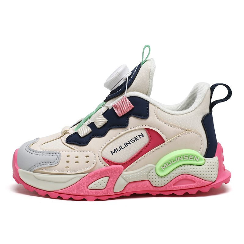 Баскетбольные кроссовки для детей с амортизацией, отскоком, износостойкостью, противоскользящие, средней высоты Mulinsen, розовый
Баскетбольные кроссовки для детей с амортизацией, отскоком, износостойкостью, противоскользящие, средней высоты Mulinsen, розовый